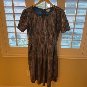 Black & Gold Lularoe dress